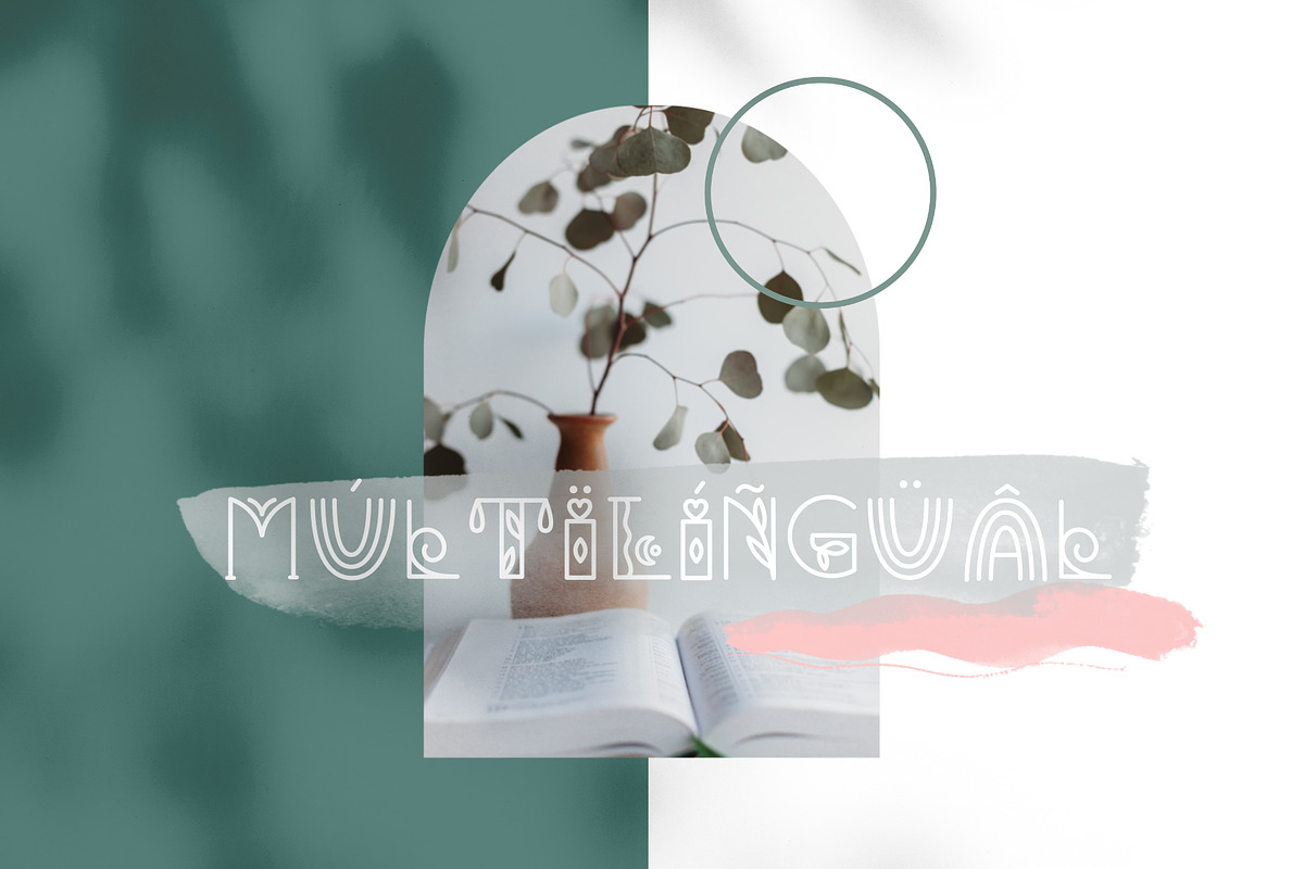 Bohemian - Decorative font duo, a Font by JuliyArt (Photo 4 of 10)