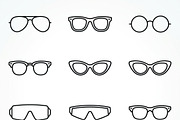 Bundles Set Optical Store Icons, an Outline Icon by adenpinkstore (Thumbnail 27 of 44)
