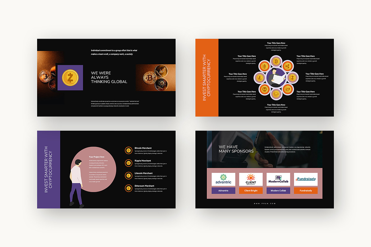 Prun : Crypto Business Google Slides, a Presentation Template by Punkl Camp (Photo 12 of 16)