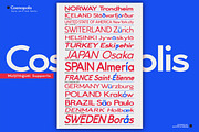 Cosmopolis - Sans serif font family, a Sans Serif Font by Artistic & Unique (Thumbnail 7 of 15)