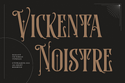 Vickenta Noistre, a Serif Font by ilhamtaro (Thumbnail 1 of 10)