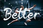 The Rainbow modern calligraphy font, a Script Font by alphArtype (Thumbnail 4 of 11)