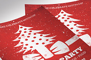 Christmas Party Flyer Template, a Flyer Template by Four C Graphic (Thumbnail 9 of 10)