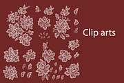 Lace seamless patterns, cliparts., a Pattern Graphic by Ajuga (Thumbnail 3 of 8)