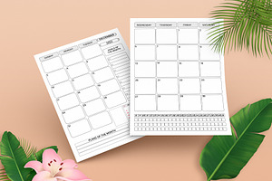 Editable Business Agenda Planner