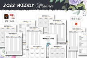 Weekly Planner 2024, a Stationery Template by design_hut (Thumbnail 1 of 3)