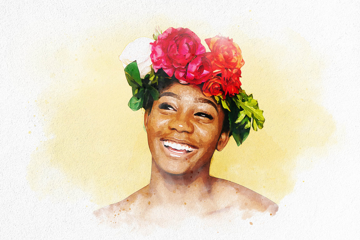 Realistic Watercolor Effect, an Action Add-On by liptouse (Photo 7 of 9)