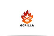 Gorilla Fire Logo, a Branding & Logo Template by Metrolinevision (Thumbnail 2 of 2)