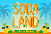 Soda Land - Handwritten Font, a Handwritten Font by Typefactoryco (Thumbnail 1 of 8)