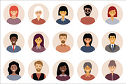 Avatar round icons with people, an Icon by Gurza SHOP (Thumbnail 4 of 4)