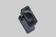 iPhone 15 Pro Mockup, an iPhone Mockup by Graphiculon (Thumbnail 10 of 11)
