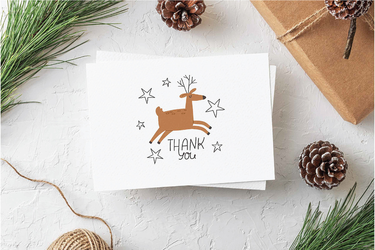 Christmas Forest Clipart Collection, a Seasonal Illustration by K.SweeTheArt (Photo 9 of 9)
