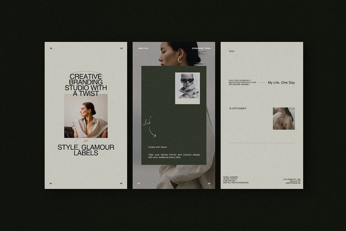 ZAVI | Social Media Kit Bundle, a Social Media Template by The Aesthetic Studio (Photo 2 of 10)