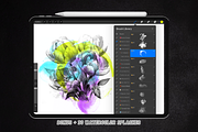 110 + Flowers Stamps for Procreate, a Brushes & More by Torus1 (Thumbnail 7 of 8)