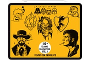 Bundle 1 Classic Character-Stamp Set, a Brush Add-On by LA Studio Sthlm (Thumbnail 8 of 17)