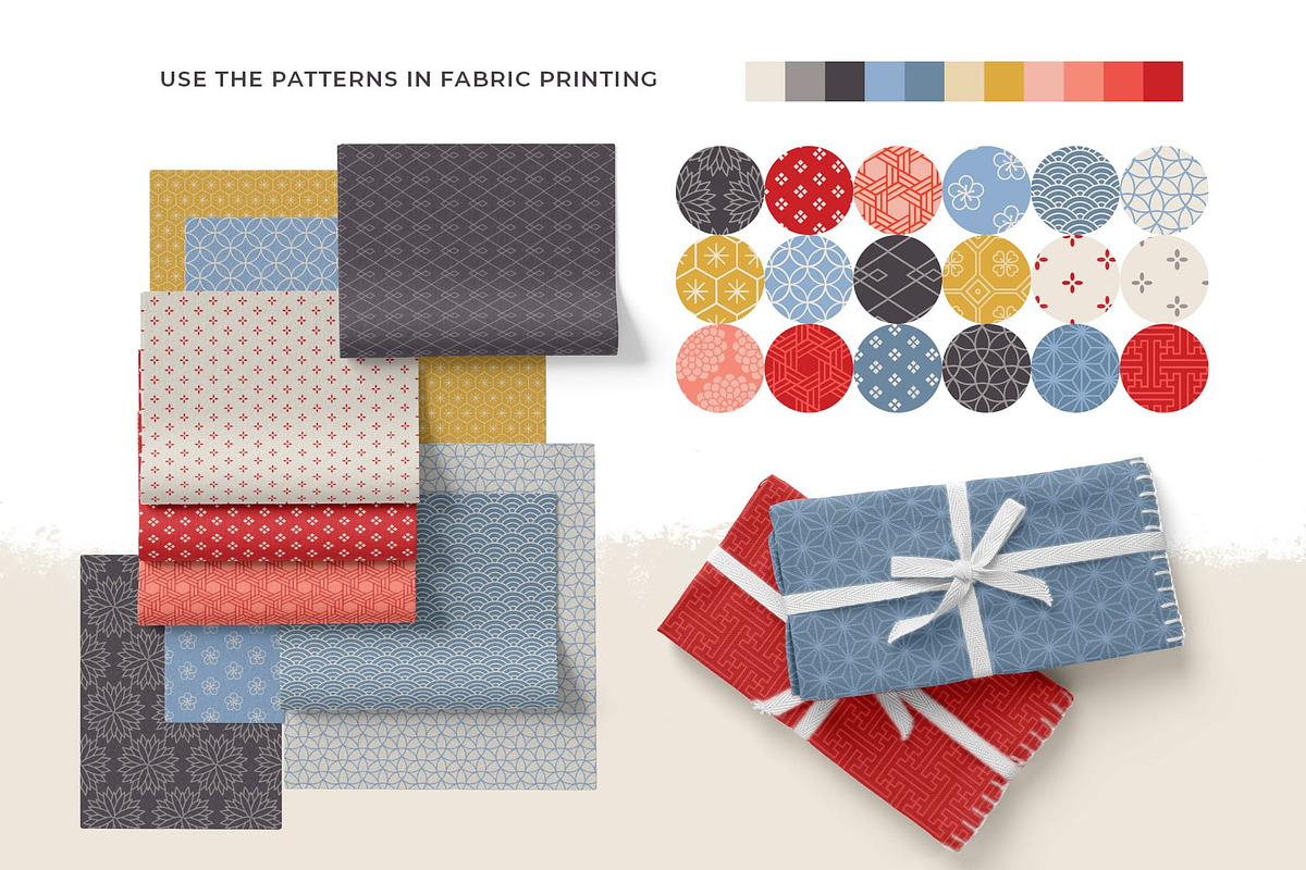 100 Asian Patterns + Bonus Elements, a Pattern Graphic by AsianElements (Photo 4 of 18)