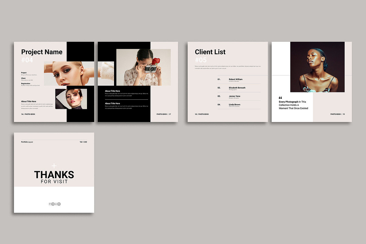 Photo Book Template | Portfolio, a Magazine Template by Spark_Creative (Photo 15 of 15)