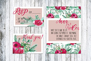 Watercolor Pomegranates Floral Set, a Decorative Illustration by WBS Design (Thumbnail 2 of 7)