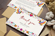 Mexican Thank You Card | CANVA, a Stationery Template by Creative Market (Thumbnail 1 of 5)