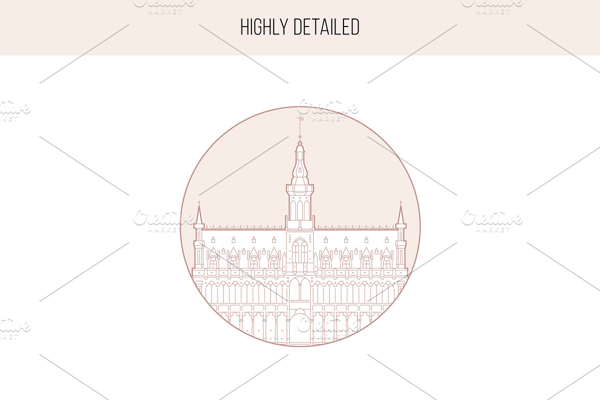Collection of 30 European cities, a Work Illustration by TheMountBirdStudio (Photo 4 of 8)