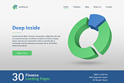 Finance Landing Pages, a Templates & Theme by Odeniz (Thumbnail 4 of 31)