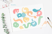 Fluffy Brushes for Illustrator, a Brush Add-On by Mazheika Store (Thumbnail 5 of 8)