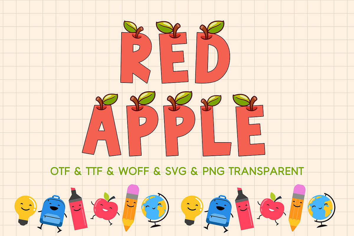 Back To School - 6 Color Fonts, a Graphic by Adalin Shop (Photo 5 of 19)