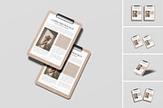 Clipboard Mockup, an Advertising Mockup by graphicsecond (Thumbnail 1 of 7)