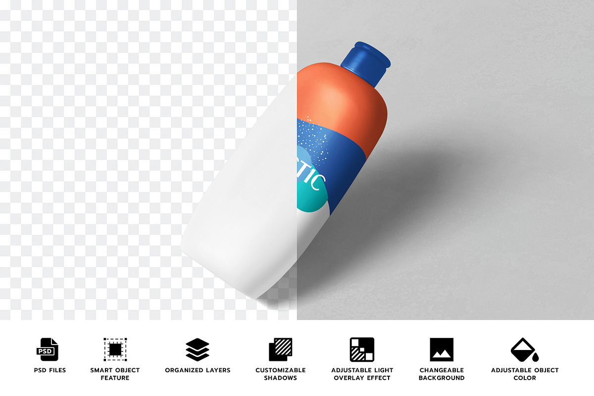 Lotion Bottle Mockup, a Product Mockup by PixelVoyager (Photo 5 of 7)