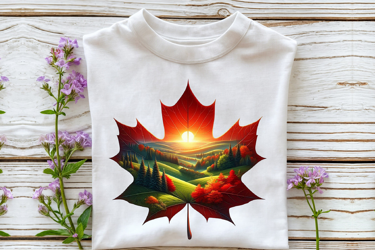 Fall Scenery Autumn Sunset Clipart, an Illustration by Rose Art (Photo 5 of 8)