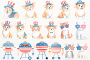 4th of July Clipart Nursery Kids PNG, a Seasonal Illustration by SugarCloudStudioArt (Thumbnail 5 of 8)