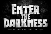 FRIGHTON – Horror Display Typeface, a Script Font by Wow Magic (Thumbnail 3 of 6)