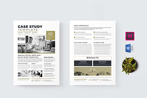 Case Study | MS Word & Indesign, a Brochure Template by design_hut