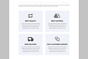 Furniture Landing Page Design, an UI Kit Template by CreativeShaper (Thumbnail 3 of 6)