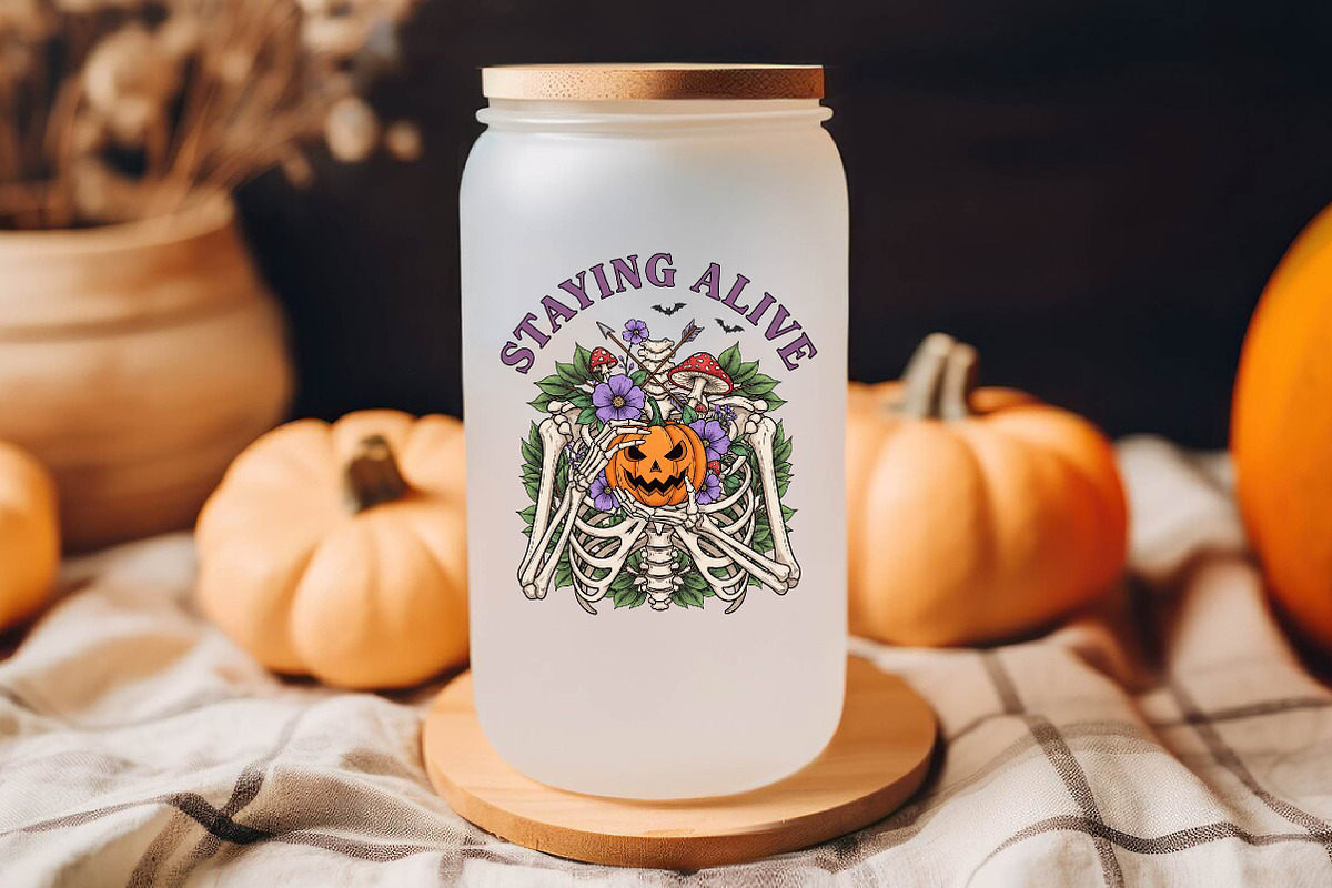 Skeleton Halloween Quote Sublimation, a Work Illustration by Dream Creation (Photo 5 of 5)