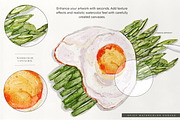 Watercolor Canvas Box for Procreate, a Brush Add-On by Liquid Amethyst Art (Thumbnail 4 of 9)