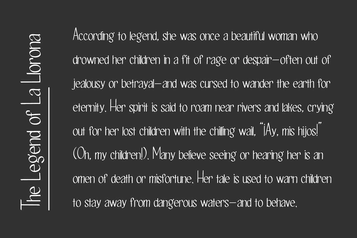 La Llorona Sans, a Handwritten Font by Beck McCormick (Photo 2 of 10)