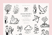 Whimsy Love Design Kit, a Decorative Illustration by PeDe Designs (Thumbnail 3 of 12)