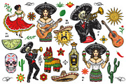 Cinco de Mayo illustrations, a Branding & Logo Template by DGIM studio (Thumbnail 4 of 11)