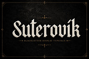 Suterovik, a Blackletter Font by Wow Magic (Thumbnail 3 of 5)