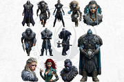 Norse Jotuns Giant Viking Cliparts, a Person Illustration by ThatsDesignArt (Thumbnail 17 of 18)