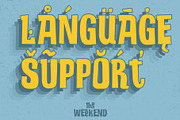 The Weekend Display Font, a Font by SemutHitam Creative (Thumbnail 12 of 15)