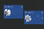 Modern Blue Calendar, a Stationery Template by Neermana (Thumbnail 3 of 4)