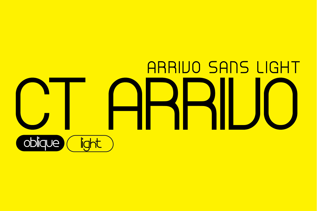 Arrivo Sans Light - Modern Sans Font, a Sans Serif Font by CuratedType Studio (Photo 5 of 9)