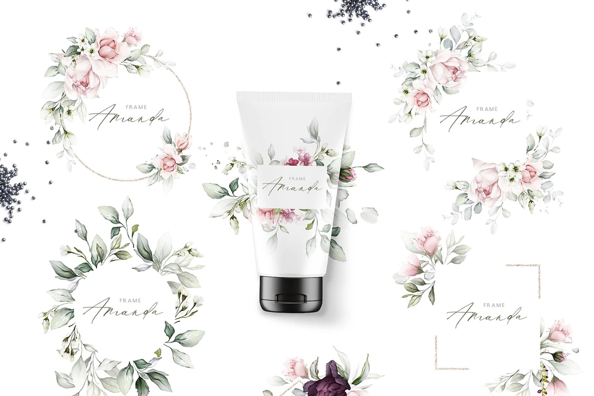 1K+ Belle Watercolor Floral Bundle, an Illustration by Karma (Photo 35 of 54)