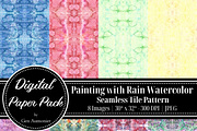 Tie Dye Rainbow Watercolor Patterns, a Pattern Graphic by Gen Aumonier (Thumbnail 7 of 7)