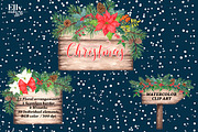Christmas Clip Art, an Illustration by Elly Studio (Thumbnail 6 of 9)