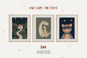 200 NURSERY POSTERS & PRINTS, a Background Graphic by Muse Artist (Thumbnail 9 of 15)