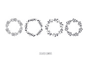 Boho floral line art hand drawn set, a Decorative Illustration by Wild Muse (Thumbnail 6 of 7)