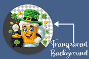 St. Patrick’s Day Crochet Beer Mug, an Illustration by Canvas Craft (Thumbnail 2 of 4)